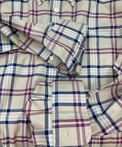 BROOKS BROTHERS（ブルックスブラザーズ）BROOKS BROTHERS (ブルックスブラザーズ) ノンアイロンシグネチャータータンスポーツシャツ ベージュ サイズ:Sの古着・服飾アイテム