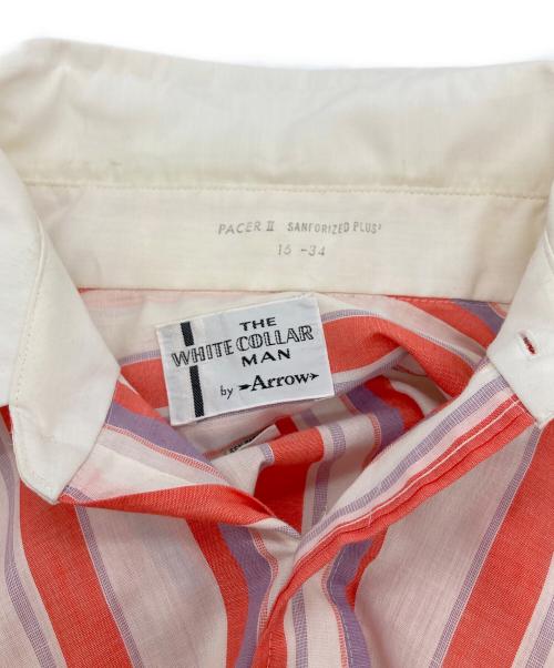 ARROW（アロー）ARROW (アロー) ドレスシャツ ピンク サイズ:Ｍの古着・服飾アイテム