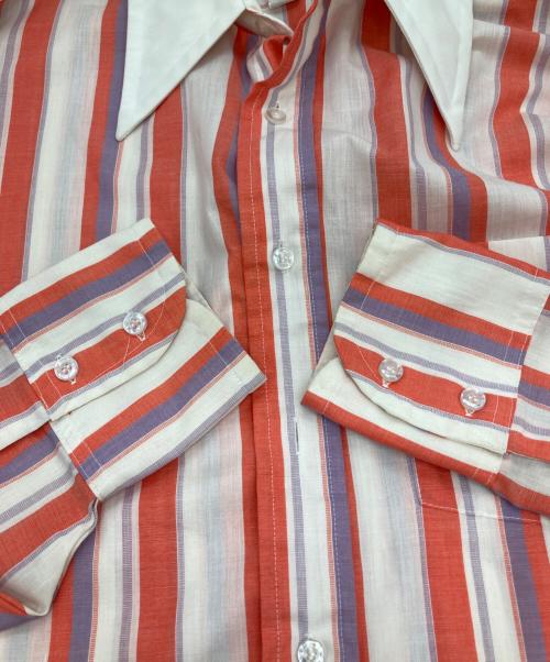 ARROW（アロー）ARROW (アロー) ドレスシャツ ピンク サイズ:Ｍの古着・服飾アイテム