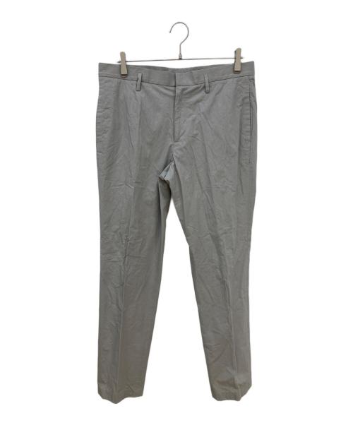 JIL SANDER（ジルサンダー）JIL SANDER (ジルサンダー) センタープレススラックス グレー サイズ:XLの古着・服飾アイテム