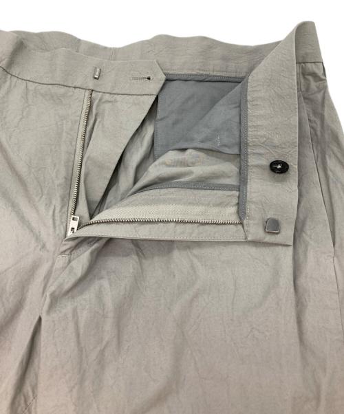 JIL SANDER（ジルサンダー）JIL SANDER (ジルサンダー) センタープレススラックス グレー サイズ:XLの古着・服飾アイテム