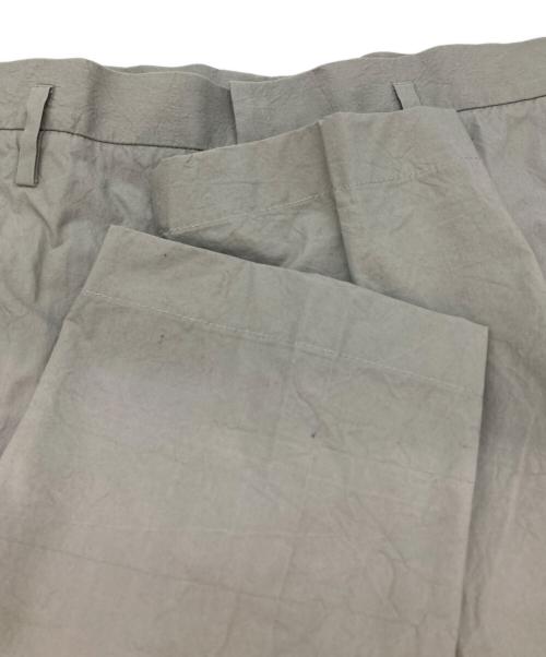 JIL SANDER（ジルサンダー）JIL SANDER (ジルサンダー) センタープレススラックス グレー サイズ:XLの古着・服飾アイテム