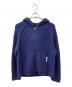 stussy（ステューシー）の古着「CHUNKY KNIT ZIP HOODIE/ニットジップパーカー」｜ネイビー