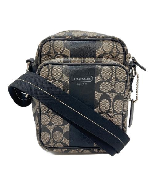 COACH（コーチ）COACH (コーチ) シグネチャーショルダーバッグ ベージュの古着・服飾アイテム