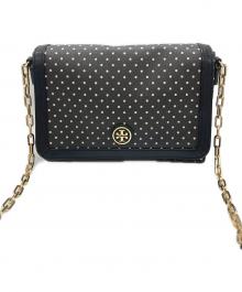 TORY BURCH（トリーバーチ）の古着「チェーンショルダーバッグ」｜ブラック