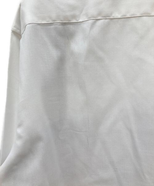 BLACK LABEL CRESTBRIDGE（ブラックレーベル クレストブリッジ）BLACK LABEL CRESTBRIDGE (ブラックレーベル クレストブリッジ) シャツ ホワイト×ベージュ サイズ:Mの古着・服飾アイテム