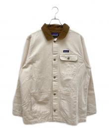Patagonia（パタゴニア）の古着「ポイント・レイズ・キャンバス・ジャケット/カバーオール」｜アイボリー×ブラウン