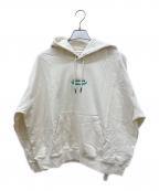 Patagoniaパタゴニア）の古着「'95 オーバル・ロゴ・デイリー・フーディ/パーカー」｜アイボリー