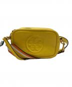 TORY BURCHトリーバーチ）の古着「PERRY BOMBE MINI BAG/ショルダーバッグ」｜イエロー
