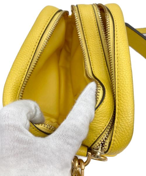 TORY BURCH（トリーバーチ）TORY BURCH (トリーバーチ) PERRY BOMBE MINI BAG/ショルダーバッグ イエローの古着・服飾アイテム