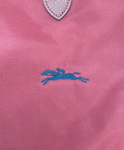 LONGCHAMP（ロンシャン）LONGCHAMP (ロンシャン) ル プリアージュキューブ/トートバッグ レッドの古着・服飾アイテム