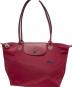 LONGCHAMP（ロンシャン）の古着「ル プリアージュキューブ/トートバッグ」｜レッド