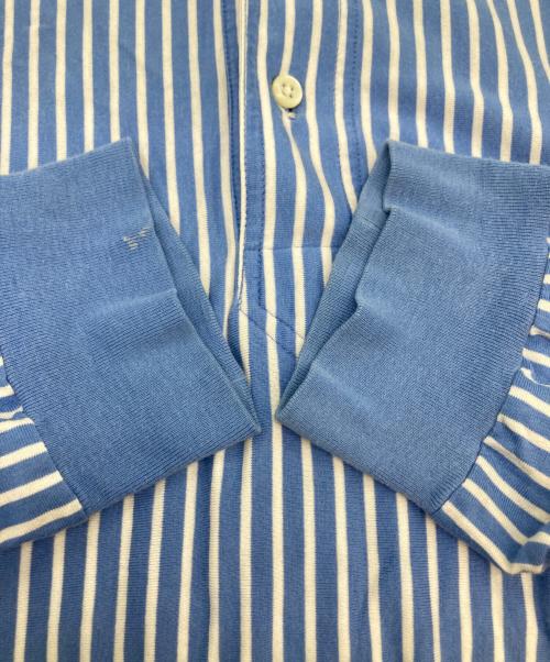 POLO RALPH LAUREN（ポロ・ラルフローレン）POLO RALPH LAUREN (ポロ・ラルフローレン) 裾ポニーグランパシャツ スカイブルー サイズ:XLの古着・服飾アイテム