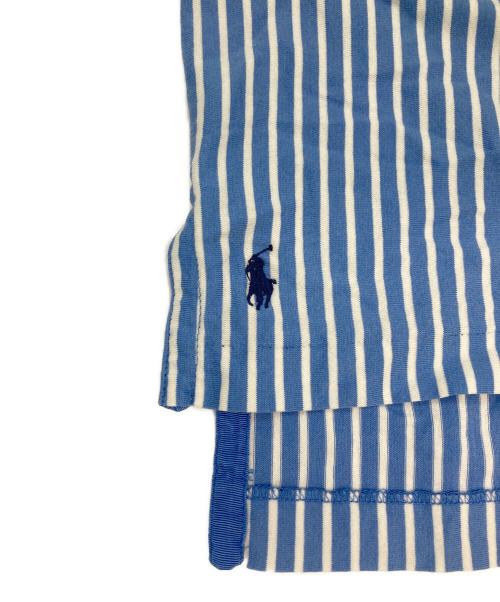 POLO RALPH LAUREN（ポロ・ラルフローレン）POLO RALPH LAUREN (ポロ・ラルフローレン) 裾ポニーグランパシャツ スカイブルー サイズ:XLの古着・服飾アイテム