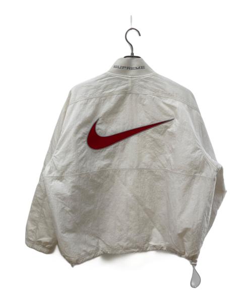 NIKE（ナイキ）NIKE (ナイキ) SUPREME (シュプリーム) 中綿プルオーバー ホワイト サイズ:Mの古着・服飾アイテム