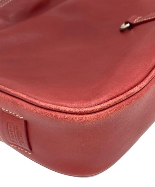 COACH（コーチ）COACH (コーチ) ワンショルダーバッグ レッドの古着・服飾アイテム
