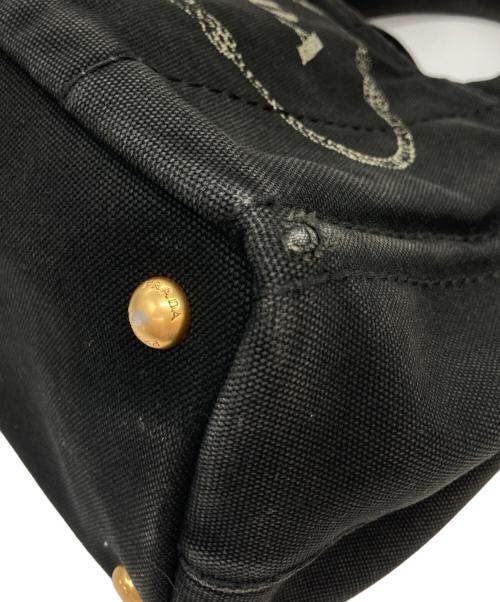PRADA（プラダ）PRADA (プラダ) カナパミニハンドバッグ ブラックの古着・服飾アイテム