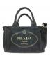 PRADA (プラダ) カナパミニハンドバッグ ブラック：20000円