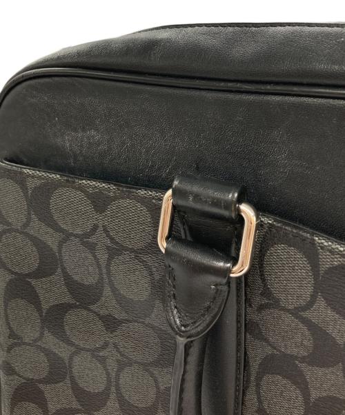 COACH（コーチ）COACH (コーチ) シグネチャーブリーフケース グレーの古着・服飾アイテム