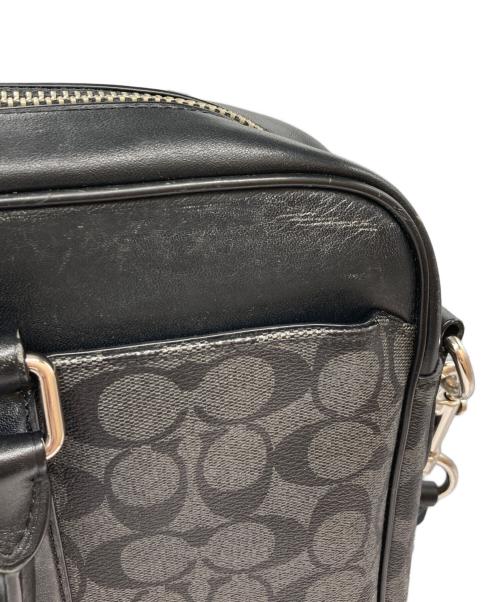 COACH（コーチ）COACH (コーチ) シグネチャーブリーフケース グレーの古着・服飾アイテム