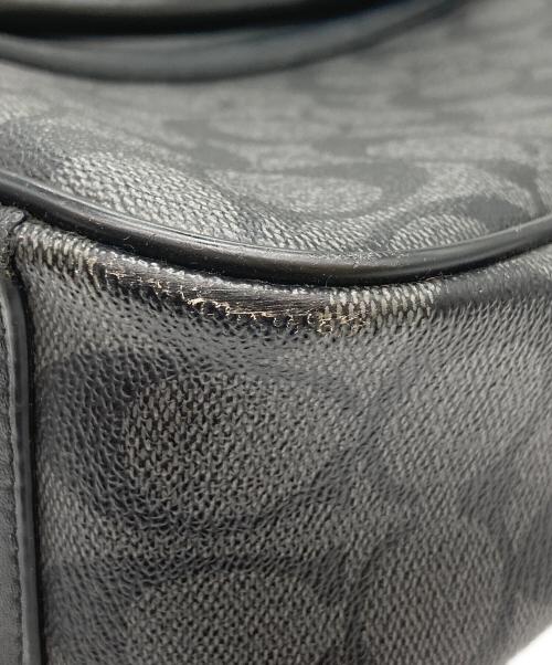 COACH（コーチ）COACH (コーチ) シグネチャーブリーフケース グレーの古着・服飾アイテム