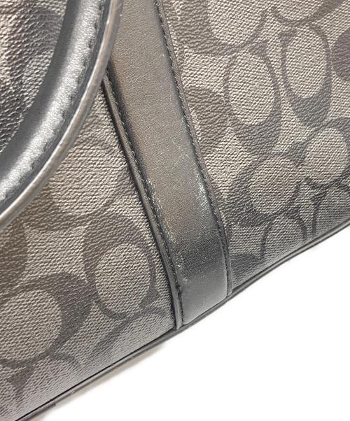 COACH（コーチ）COACH (コーチ) シグネチャーブリーフケース グレーの古着・服飾アイテム