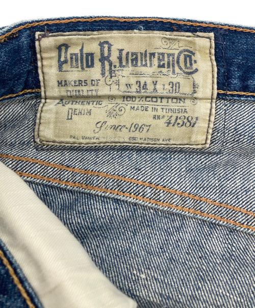 RALPH LAUREN（ラルフローレン）RALPH LAUREN (ラルフローレン) ダメージ加工デニムパンツ インディゴ サイズ:W34×L30の古着・服飾アイテム