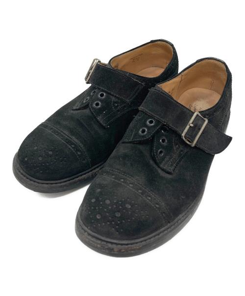 EESETT&Co（イーセットアンドコー）EESETT&Co (イーセットアンドコー) QUILP by Tricker’s (クイルプ バイ トリッカーズ) モンクストラップシューズ ブラック サイズ:9の古着・服飾アイテム
