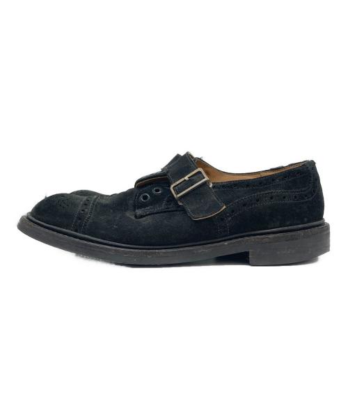 EESETT&Co（イーセットアンドコー）EESETT&Co (イーセットアンドコー) QUILP by Tricker’s (クイルプ バイ トリッカーズ) モンクストラップシューズ ブラック サイズ:9の古着・服飾アイテム