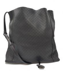 BOTTEGA VENETA（ボッテガベネタ）の古着「イントレッチオミラージュショルダーバッグ」｜ブラウン