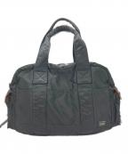 PORTERポーター）の古着「TANKER BOSTON BAG(L)/タンカーボストンバッグ」｜ブラック