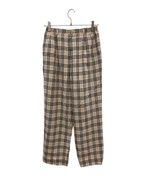 BURBERRY GOLF（バーバリーゴルフ）BURBERRY GOLF (バーバリーゴルフ) ノヴァチェックパンツ ベージュ サイズ:Ｌの古着・服飾アイテム