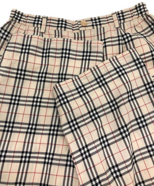 BURBERRY GOLF（バーバリーゴルフ）BURBERRY GOLF (バーバリーゴルフ) ノヴァチェックパンツ ベージュ サイズ:Ｌの古着・服飾アイテム