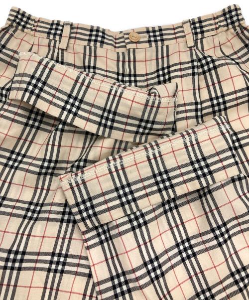 BURBERRY GOLF（バーバリーゴルフ）BURBERRY GOLF (バーバリーゴルフ) ノヴァチェックパンツ ベージュ サイズ:Ｌの古着・服飾アイテム