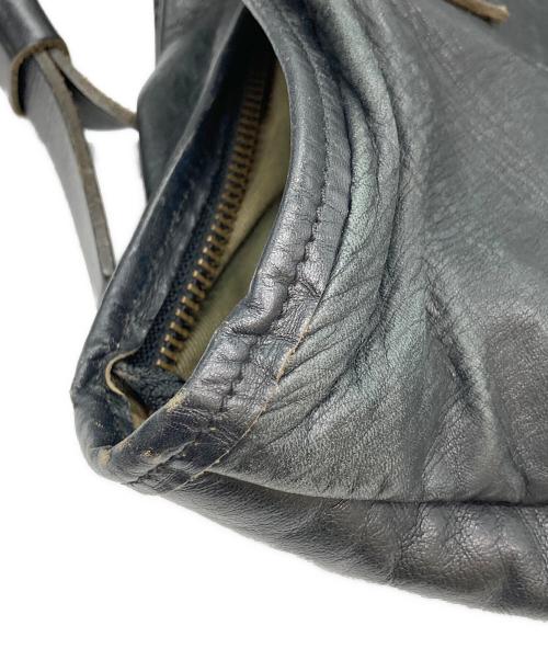 -LESS（レス）-LESS (レス) レザートートバッグ ブラックの古着・服飾アイテム