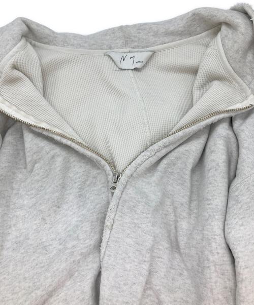 ANCELLM（アンセルム）ANCELLM (アンセルム) ZIP UP HOODIE/ダメージ加工ジップパーカー グレー サイズ:3の古着・服飾アイテム