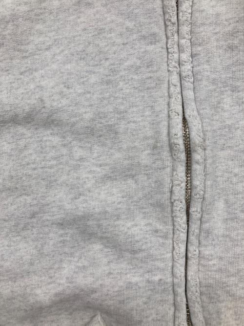 ANCELLM（アンセルム）ANCELLM (アンセルム) ZIP UP HOODIE/ダメージ加工ジップパーカー グレー サイズ:3の古着・服飾アイテム