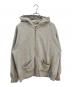 ANCELLM（アンセルム）の古着「ZIP UP HOODIE/ダメージ加工ジップパーカー」｜グレー
