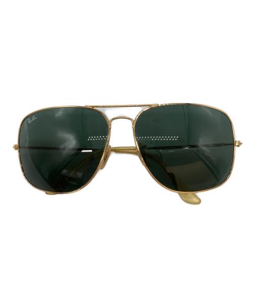 RAY-BAN（レイバン）RAY-BAN (レイバン) ティアドロップサングラス ゴールド×グリーン サイズ:63□14の古着・服飾アイテム
