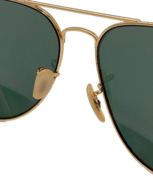 RAY-BAN（レイバン）RAY-BAN (レイバン) ティアドロップサングラス ゴールド×グリーン サイズ:63□14の古着・服飾アイテム