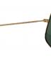 中古・古着 RAY-BAN (レイバン) ティアドロップサングラス ゴールド×グリーン サイズ:63□14：5000円