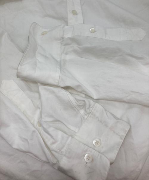 DRIES VAN NOTEN（ドリスヴァンノッテン）DRIES VAN NOTEN (ドリスヴァンノッテン) 裾ギャザーPOシャツ ホワイト サイズ:Lの古着・服飾アイテム