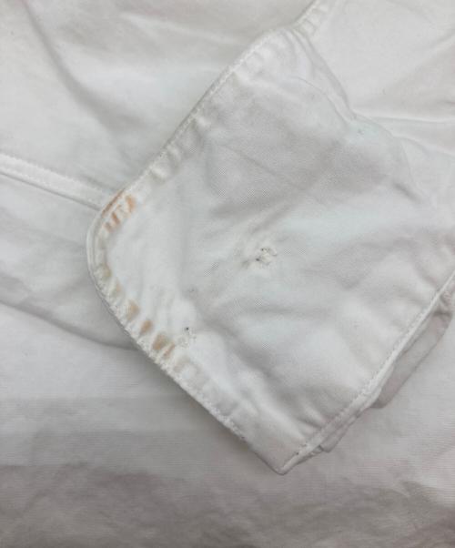 DRIES VAN NOTEN（ドリスヴァンノッテン）DRIES VAN NOTEN (ドリスヴァンノッテン) 裾ギャザーPOシャツ ホワイト サイズ:Lの古着・服飾アイテム