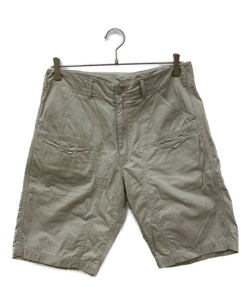 GOODENOUGH（グッドイナフ）GOODENOUGH (グッドイナフ) ダブルニーハーフパンツ ベージュ サイズ:Mの古着・服飾アイテム