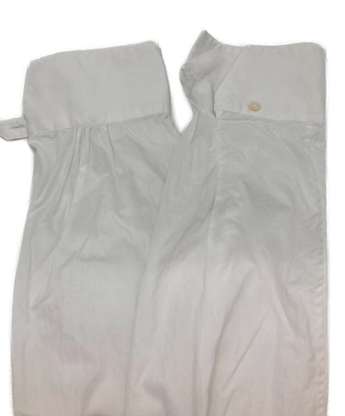 BOURRIENNE（ブリエンヌ）BOURRIENNE (ブリエンヌ) バンドカラーシャツ ホワイト サイズ:Lの古着・服飾アイテム