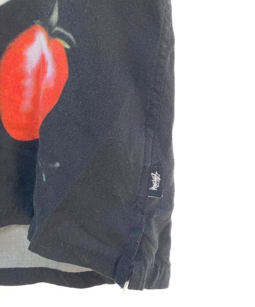 stussy（ステューシー）stussy (ステューシー) カクテル柄オープンカラーシャツ ブラック サイズ:Lの古着・服飾アイテム