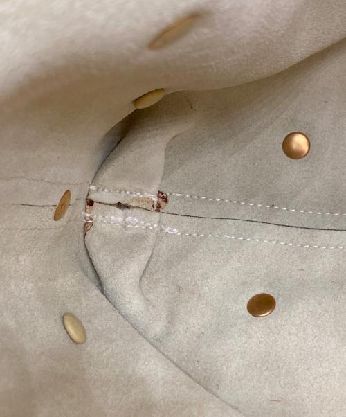 Salvatore Ferragamo（サルヴァトーレ フェラガモ）Salvatore Ferragamo (サルヴァトーレ フェラガモ) レザートートバッグ イエローの古着・服飾アイテム