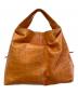 FURLA (フルラ) クロコ調ハンドバッグ オレンジ：4000円
