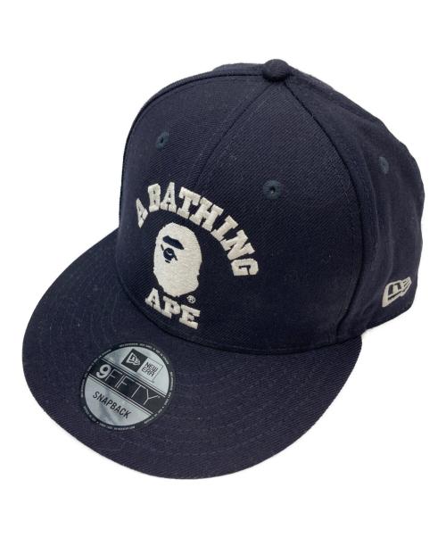 A BATHING APE（アベイシングエイプ）A BATHING APE (アベイシングエイプ) New Era (ニューエラ) キャップ ネイビー サイズ:-の古着・服飾アイテム