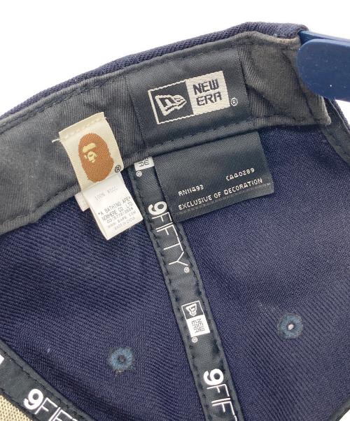 A BATHING APE（アベイシングエイプ）A BATHING APE (アベイシングエイプ) New Era (ニューエラ) キャップ ネイビー サイズ:-の古着・服飾アイテム